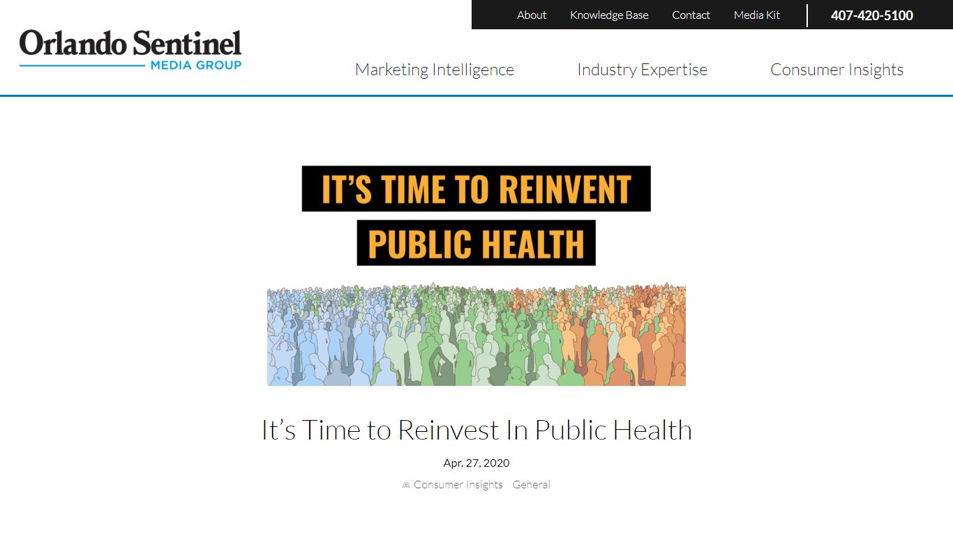 It’s Time to Reinvest In Public Health - Orlando Sentinel Media Group