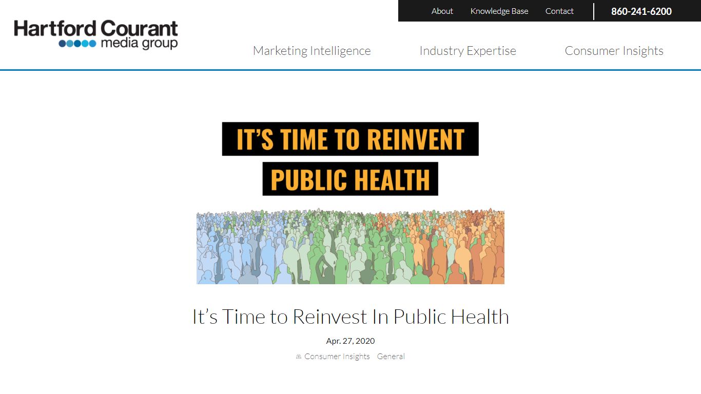 It’s Time to Reinvest In Public Health - Hartford Courant Media Group